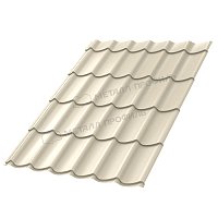 Металлочерепица Ламонтерра Norman 0,5 мм Ral 1015