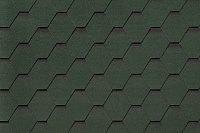 Гибкая черепица Премиум Стандарт Зеленый с оттенением