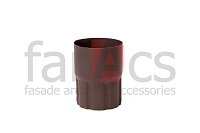 Соединительная муфта трубы 125/90 MATT Ral 8017