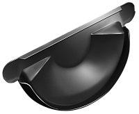 Заглушка желоба 125/90 Rooftop dRain Ral 9005