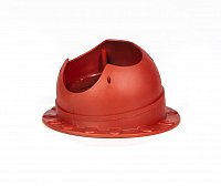 Основание вент. трубы для фальц. и готовой гиб.чер. Base-VT Seam Красный (RAL 3009)