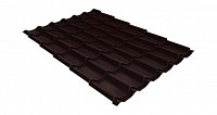 Металлочерепица Классик Satin 0,5 мм Ral 8017
