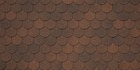 Гибкая черепица Комфорт Асизи Marrone 434