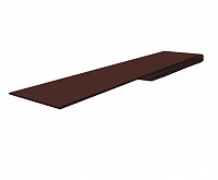 Планка финишная Satin Matt 0,5 мм длина 2 м Ral 8017