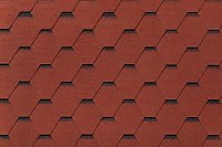 Гибкая черепица Фемили ЛАЙТ Стандарт Красный с оттенением