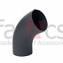 FarAcs PREMIUM: Колено трубы 60гр. 125/90 MATT