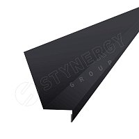 Планка для бокового примыкания Фальц Ре 0,45 мм Ral 9005