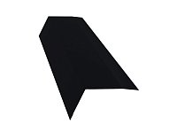 Планка карнизная 65х100 мм Полиэстер 0,45 мм Ral 9005