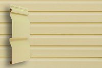 Сайдинг D4 Корабельный брус слим Classic Standart Ванильный