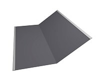 Ендова нижняя 300х300 мм Сатин 0,5мм Ral 7004