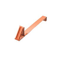 Скоба снегоостанавливающая плоская R Красный