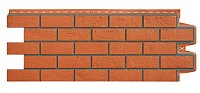 Фасадная панель Состаренный кирпич Design Терракотовый