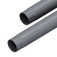 Труба водосточная Foramina Freeze D=100 мм L=1м Matt Grey