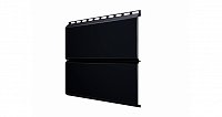 Сайдинг ЭкоБрус Drap 0,45 мм Ral 9005
