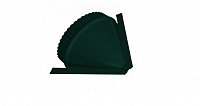Заглушка конусная полукруглого конька Drap Ral 6005