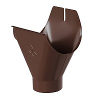 Воронка желоба 125/90 PU Ral 8017