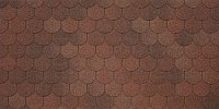 Гибкая черепица Комфорт Асизи Terracotta 420