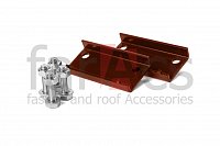 Комплект 1 опоры крепления на Фальцевую кровлю Ral 8004
