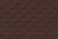 Гибкая черепица Классик Стандарт Коричневый с оттенением