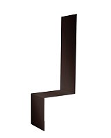 Примыкание боковое фальц Сатин матовый 0,5 мм Ral 8017