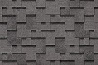 Гибкая черепица Фемели ЭкоЛАЙТ Модерн Серый с оттенением