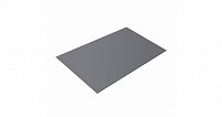 Плоский лист шириной 1250 мм Pe 0,7мм Ral 7004