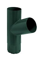 Тройник трубы 125/90 Rooftop dRain Ral 6005
