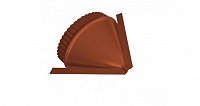 Заглушка конусная полукруглого конька PurLite Matt Ral 8004