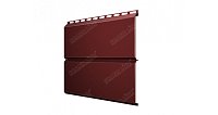 Сайдинг ЭкоБрус Satin 0,5 мм Ral 3009