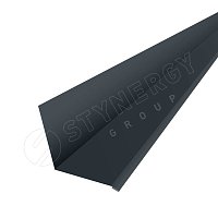 Планка для верхнего примыкания к стене Фальц Ре 0,45 мм Ral 7016