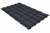 Металлочерепица Квадро Профиль Satin 0,5 мм Ral 7024