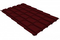 Металлочерепица Квадро Профиль Satin Matt 0,5 мм Ral 3005