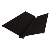 Ендова верхняя 115х30х115 Satin Matt 0,5мм Ral 9005