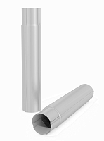 Труба круглая 125/90 3 м Цинк