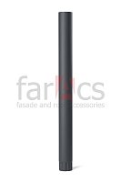 Труба водосточная 125/90 L=1м MATT Ral 7024