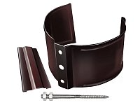 Держатель трубы (кирпич) 125/90 Rooftop dRain Ral 8017