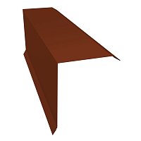 Планка торцевая широкая 150х100 L=2м Сатин 0,5 мм Ral 3009