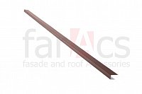 Фартук S8 на коньк.аэр. 2 м Satin 0,5мм с защит.пленкой Ral 8017