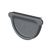 Заглушка желоба универсальная 150/100 MATT Ral 7024