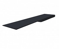 Планка финишная Satin Matt 0,5 мм длина 2 м Ral 9005