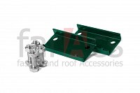 Комплект 1 опоры крепления на Фальцевую кровлю Ral 6005