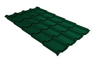 Металлочерепица Камея Satin Matt 0,5 мм Ral 6005