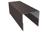 Планка П-образная заборная 20 Satin 0,5 мм. RR 32