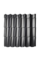 Металлочерепица с 3D резом Ре 0,5 мм Ral 7024