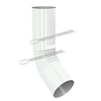 Колено сливное Проект D=150мм Ре Ral 9003