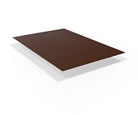 Плоский лист Ре Matt с пленкой 0,45 мм Ral 8017