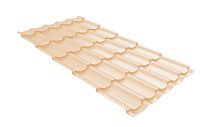 Металлочерепица Квинта Плюс Satin 0,5 мм Ral 1015