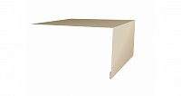 Планка околооконная простая 200х50 Satin 0,5 мм, длина 2м. Ral 1015