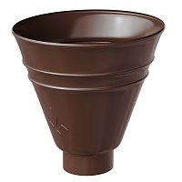 Воронка водосборная круглая 150/100 PU Ral 8017