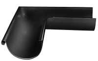 Угол желоба внешний 90 гр.125/90 Rooftop dRain Ral 9005
